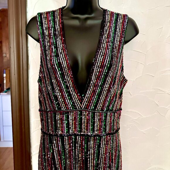 Saylor Winnipeg Sequined Jumpsuit - Picture 7 of 12